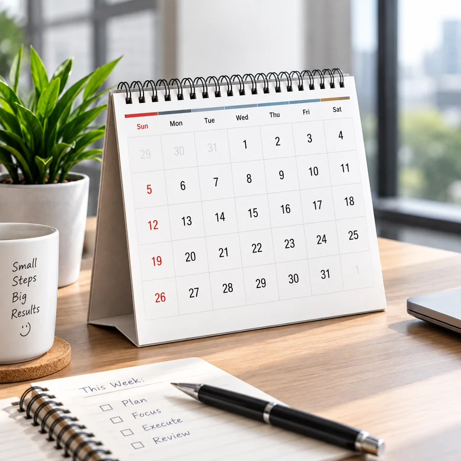 Visit calendar visual